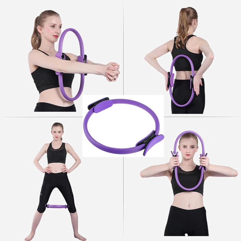 Aro de Pilates y Yoga - Anillo de Resistencia para Piernas, Glúteos y Suelo Pélvico, Ideal para Ejercicios de Estiramiento y Tonificación