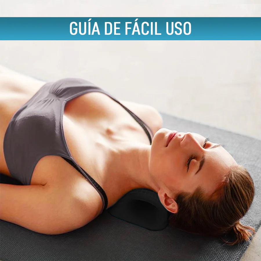 Relajante Cervical y de Hombros Eva – Dispositivo en Forma de C para Tracción Cervical, Alineación de la Columna y Masaje Terapéutico