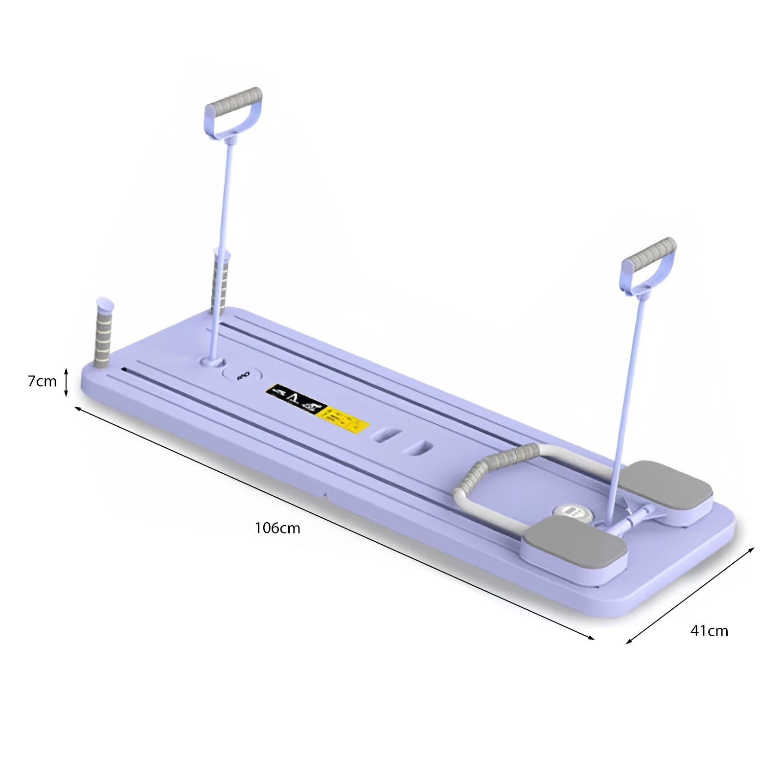 Tabla de Pilates Plegable - Entrenador de Cuerpo Completo con Rebote Automático, Ideal para Ejercicios Abdominales y de Tonificación General