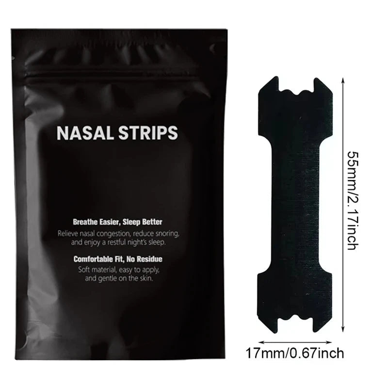 Kit Inicial de Dilatadores Nasales Antironquidos - Tiras Nasales Magnéticas para Mejorar la Respiración, el Sueño y el Rendimiento Deportivo