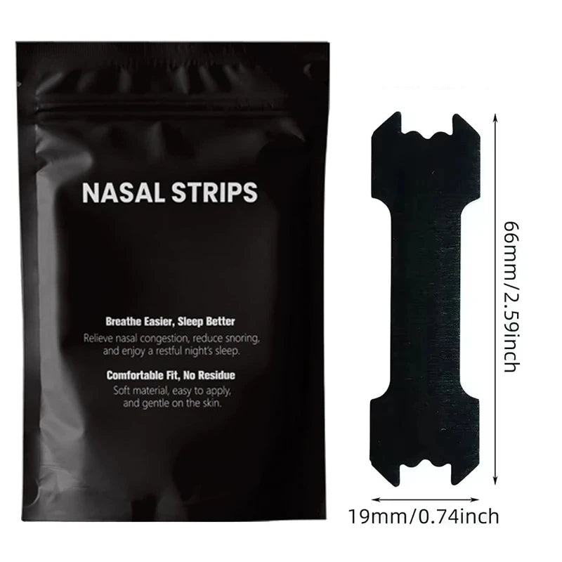 Kit Inicial de Dilatadores Nasales Antironquidos - Tiras Nasales Magnéticas para Mejorar la Respiración, el Sueño y el Rendimiento Deportivo
